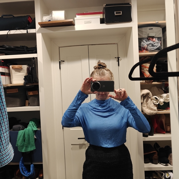 Marcella Sydney Blue Long Sleeve Top - Picture 3 of 5